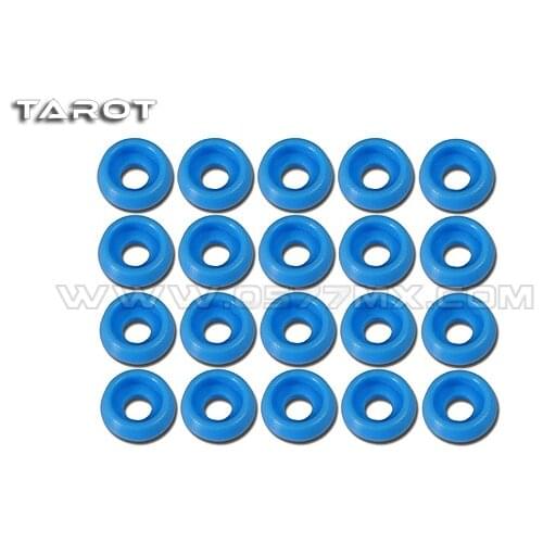 Tarot Helicopter Parts 20PCS M2 M2.5 M3 Blue Washer TL2819-01 for 450 500 600 700 Heli