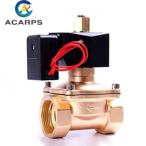 1-1/4" Energy Saving Normally Open Brass Solenoid Valve On-Off Valve Water Valve 380V 240V 220V 110V 24V 12V