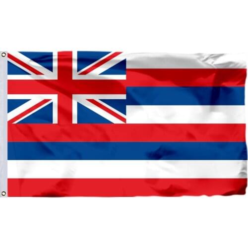 Hawaii Flag 4` x 6` FEET 100D Polyester Large Big Hawaiian Flags And Banners National Flag Country Banner