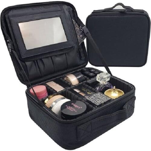 Makeup Travel Box Cosmetic Bag Organizer Portable Small Make Up Bag For Women