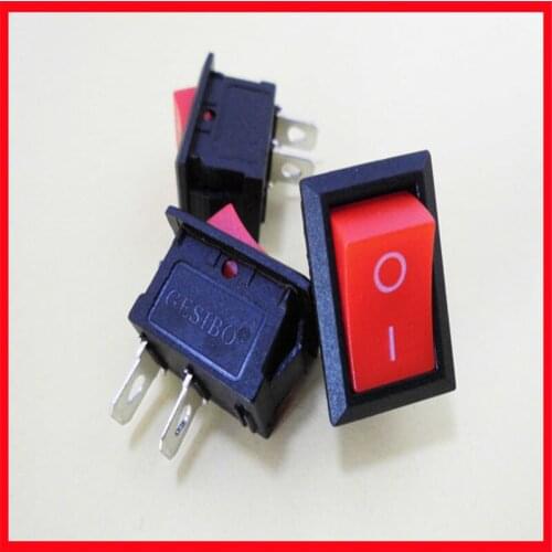 Rocker switch KCD1-101 (copper) Opening 19*12MM power plug switch Rocker switch