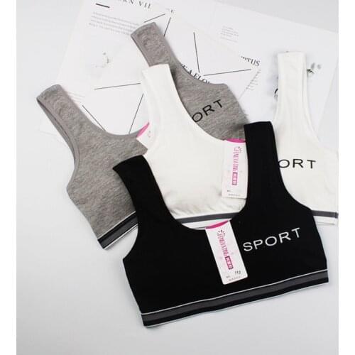 Hot Sale 1Pc Stretch Breathable Sports Bra Cotton Fitness Underwear Running Yoga Bra For Women Vest Seamless Tops Push Up Bra