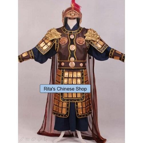 The General Armour Stage Show Performance TV Play Use Costume Hanfu Mens Costume