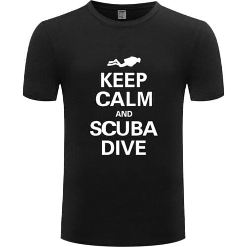 Soft 100% Cotton Scuba Dive Swim Sport Casual Short Sleeve T-Shirt Tee for Unisex Adult Men Women