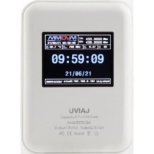 Portable UVIAJ Duplex MMDVM Hotspot with 2.3" Full Color Screen For C4FM/DMR/D-STAR/P25/NXDN