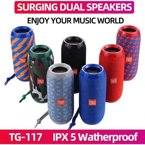 YABA TG117 Portable Bluetooth Speaker boombox Soundbar Subwoofer Outdoor Sports caixa de som Loudspeaker TF Card FM Radio