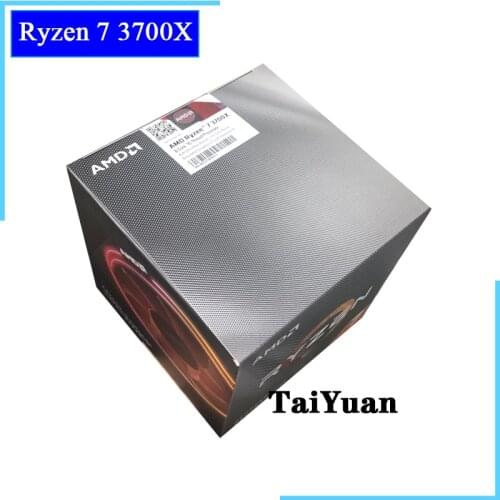 AMD Ryzen 7 3700X R7 3700X 3.6 GHz Eight-Core Sinteen-Thread CPU Processor 7NM L3=32M 100-000000071 Socket AM4 new and with fan