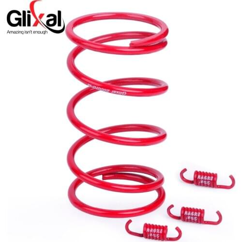 Glixal High Performance Racing Torque Spring Clutch Springs GY6 50cc-100cc 139QMB 139QMA Scooter ATV Engine (2000RPM,Red)