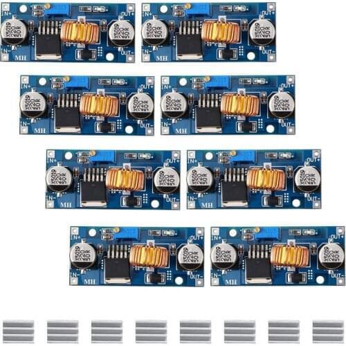5A DC-DC Adjustable Buck Converter Reduced Voltage Regulator Power Module 4V - 38V To 1.25V - 36V (8 Pieces)