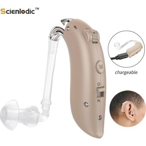 Adjustable length Hearing Aid USB Rechargeable Hearing Aids BTE Hearing Device Hearing Aids for The Elderly Hearing Amplifier