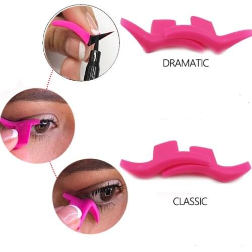 1Pair Cat Eyeliner Stamp Eyeliner Template Stencil Models Professional Makeup Cat Eye Wing Style Easy To Makeup Eyeliner Stamps
