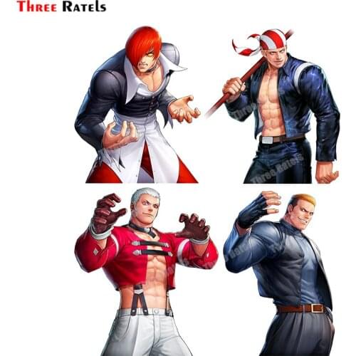 Three Ratels B563 Anime Game Role Billy Kane Orochi Iori And Orochi Yashiro Stickers For Car Decoration Auto Accessory Decals W