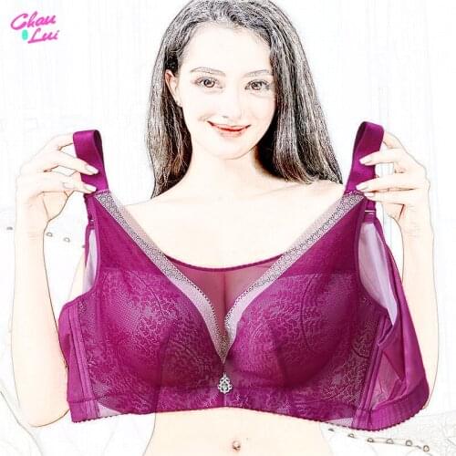 Chau Lui bras for women plus large big size ladies super thin push up bralette gather crop tops sexy brassiere young girl