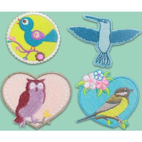 New Arrival 10 pcs Embroidered Patches Iron On Sew On Motif Applique Fabric Clothing Hat Bag Shoe Decor Repair Accessory