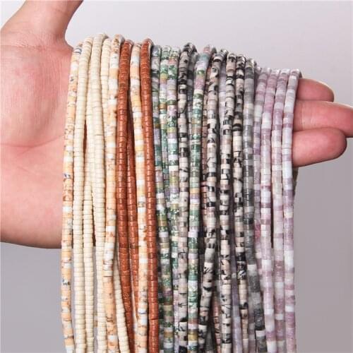 15.5" Indian Agat Abacus Beads 4*2 MM Spacer Strand Beads Wholesale Polished Rondelle Red Stone Bead For DIY Making Jewelry Gift