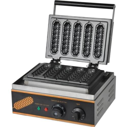 220V or 110V electric 5 pieces French Muffin waffle dog machine