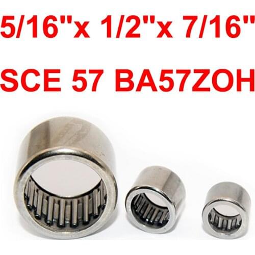 5pcs SCE57 inch shaft Needle Bearing 5/16"x 1/2"x 7/16" SCE 57 BA57ZOH