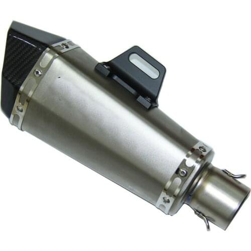 51mm Street Moto Moto Exhaust Pipe Carbon Fiber engine Escape For Z800 Z750 TMAX530 ER6N KTM ninja