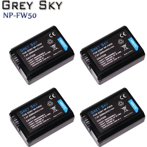 NP-FW50 NP FW50 Battery (2000mAh) for Sony Alpha a6500 a6300 a6000 a5000 a3000 NEX-3 A7 A7II A7RII A7SII A7S A7S2 A7R A7R
