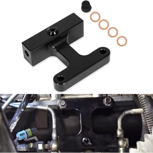 Chuang Qian Billet Aluminum Fuel Filter Delete for 2003-2007 Dodge 2500/3500 5.9L Cummins Diesel 3rd Gen