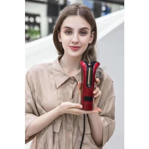 Automatic spiral Hair Curling Iron Hair Curler Wand Curl Curly Rotating Magic Irons Salon Styling Tools Titanium Hair Curlers 09