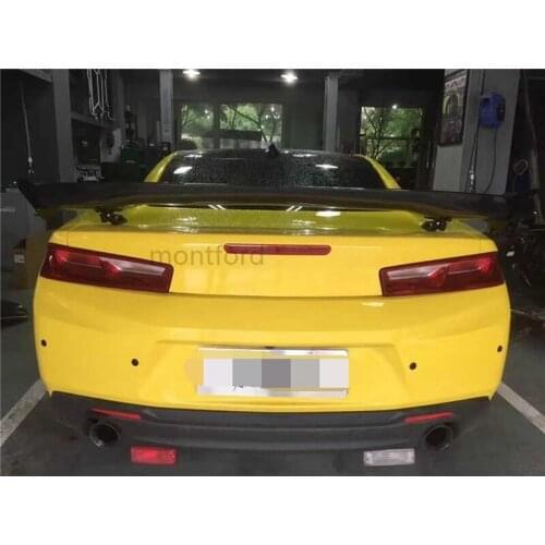 Car Accessories Carbon Fiber Rear Trunk Lip Roof Spoiler Wing Decoration Fit For Chevrolet Camaro 2016 2017 2018