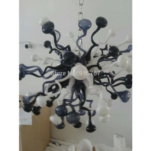 Free Shipping Cute Lighting Mushroom Glass Link Chandelier