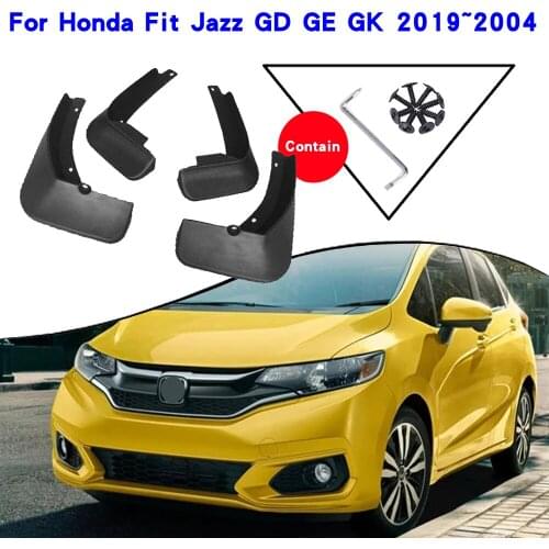 Car Fender Accessories For Honda Fit Jazz GD GE GK 2004-2019 Mudguards Splash Guards Fender Mudflaps Car Fender Mud Flaps