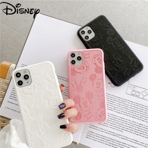 Disney Mickey Mouse for IPhone 7/8P/X/XR/XS/XSMAX/11/12Pro/12mini Skinny Simple Anti-drop Soft Case
