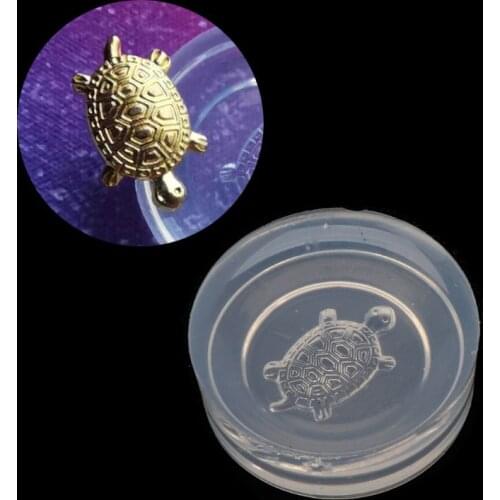 1 Pc Cute Mini Size Money Turtle Pendant Molds Slilcone UV Resin Molds Jewelry Tools