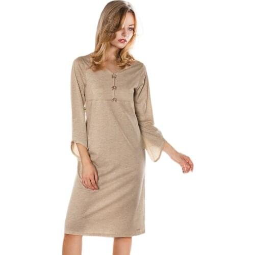 Premium Nightgowns Pyjamas Sleepshirts Homewear For Women Sleepwear Nightdress Sleep Top Night Wear Sleeping Dress