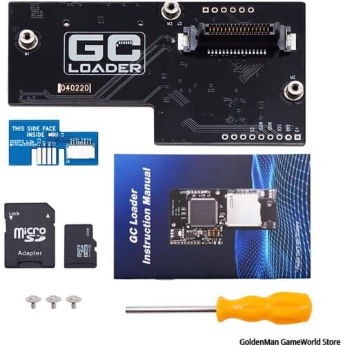 New GC Loader Lite(clone version) With SD2SP2 Adapter TF Card Reader for GameCube Console(DOL-001/DOL-101)