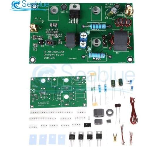 DIY Kit 45W SSB Linear Power Amplifier CW FM HF Radio Transceiver Shortwave Module Board DC 13.8V