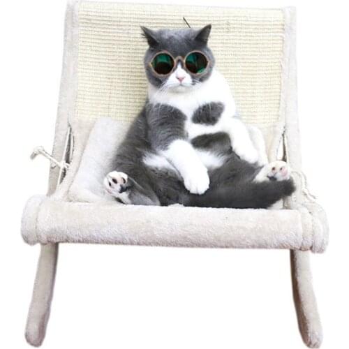 Cat Recliner Cat Hammock Sisal Cat Scratch Board Cat Climbing Frame Tree House Four Seasons Cat Nest Grinding Claw Cat Toy