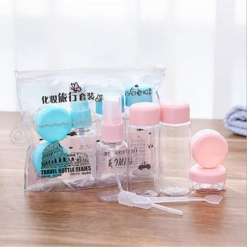 Cosmetic Empty Jar Pot Outdoor Travel Portable Lotion Face Cream Makeup Container Reusable Plastic Bottles Travel Accessories