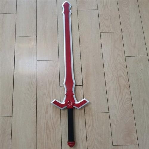 Cosplay Sword Art Online Dark Repulser/Elucidator Kirigaya Kazuto Red Sword Weapon Prop Role Play SAO Kirito PU Sword 109cm
