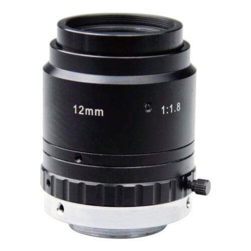 10 Mega Pixel C-Mount 12mm 2/3" FA / Machine Vision fixed focal length lenses Industrial camera Lens F1.8 manual Iris CCTV lens