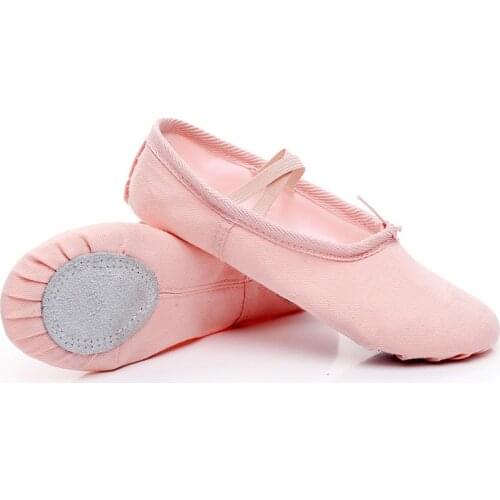Canvas Flat Yoga Teacher Gymnastic Ballet Dance Shoes Childrens Ballet Wear-resistant Practice Shoes Girls Women Drop Shipping