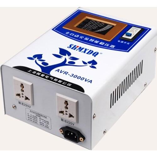 Voltage Regulator 220v Fully Automatic Household 3000w High Power Refrigerator Air Conditioner Booster Power Supply AVR-3000VA