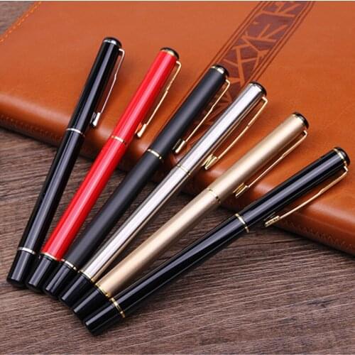 High Quality 6 Colors Fashion Metal Roller Ball Pen Ball Point Pen for Writting Office School Supplies Gift