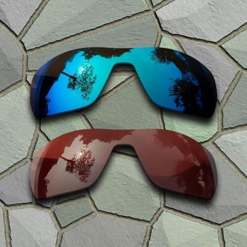 Sky Blue&Bronze Brown Sunglasses Polarized Replacement Lenses for Oakley Offshoot