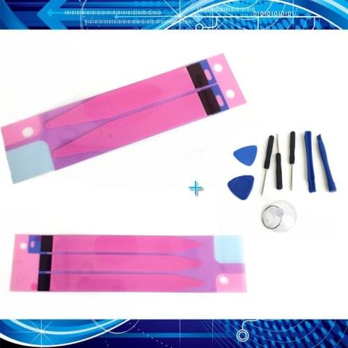 Battery Adhesive Sticker For iPhone 5s 5c 6 6s 7 8 plus Battery Glue Tape Strip Tab Replacement Part with tools