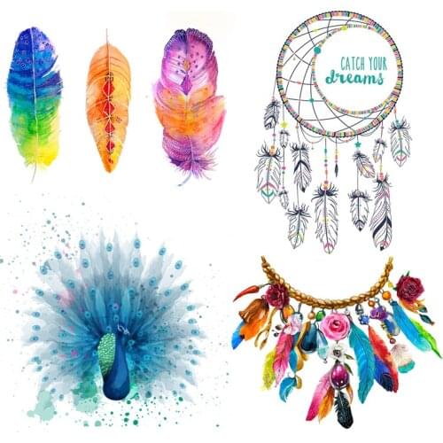 Dreamcatcher Ironing Stickers Anime Patch Thermal Transfer For Clothes Iron On Transfers For Clothing Thermo Sticker On Clothes