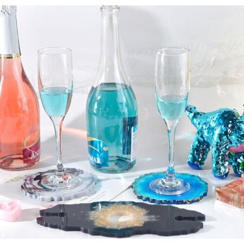 3Pcs Wine Glass Rack Epoxy Resin Mold Bottle Shelf Storage Coaster Resin Mould Dropshipping