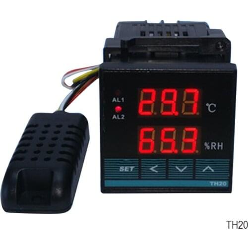 5pcs Digital Display TH20 Temperature Controller Smart Humidity with Relay Output TH20