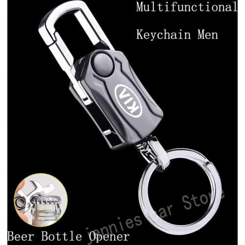 Car Keychain Alloy Car Multifunction Keyring forCar trinket