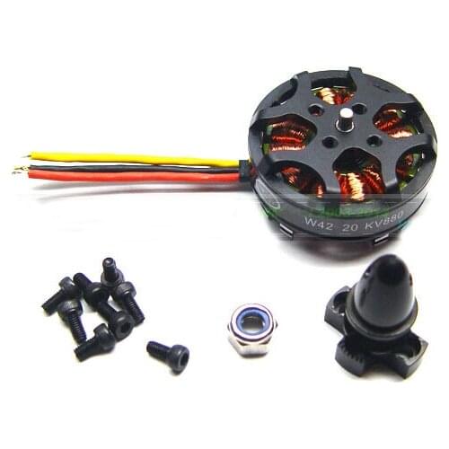 HL W42-20 880KV Outrunner Brushless Disk Type Motor for 450-550 Quadcopter Multi-rotor Aircraft (for 3S)