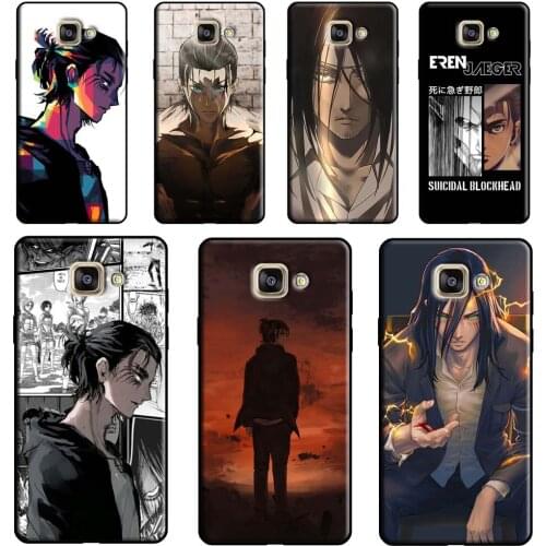 Eren Yeager Attack on Titan Case For Samsung A9 A8 A6 A7 J8 2018 A3 A5 J4 J6 Plus J1 J3 J5 J7 2017 2016 Phone Cover