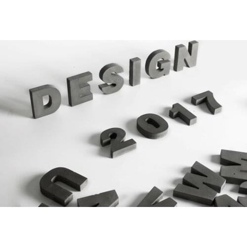 Silicone Concrete Molds Number Plaster Moulds Craft Home Decorative Digital Tool