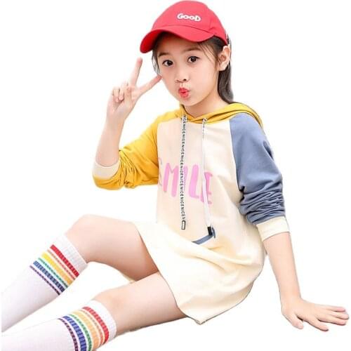 Kids Hoodies White Pink Yellow Sweatshirts Winter Baby Childrens Clothes Teen Top Tracksuit Toddler Girl Fall Clothes 2020